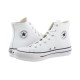 CONVERSE BOTA PLATAFORMA JUNIOR ALL STAR A02486C BLANCA PIEL