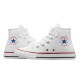 CONVERSE BOTA CHUCK TAYLOR ALL STAR JUNIOR BLANCA VELCRO 372884C