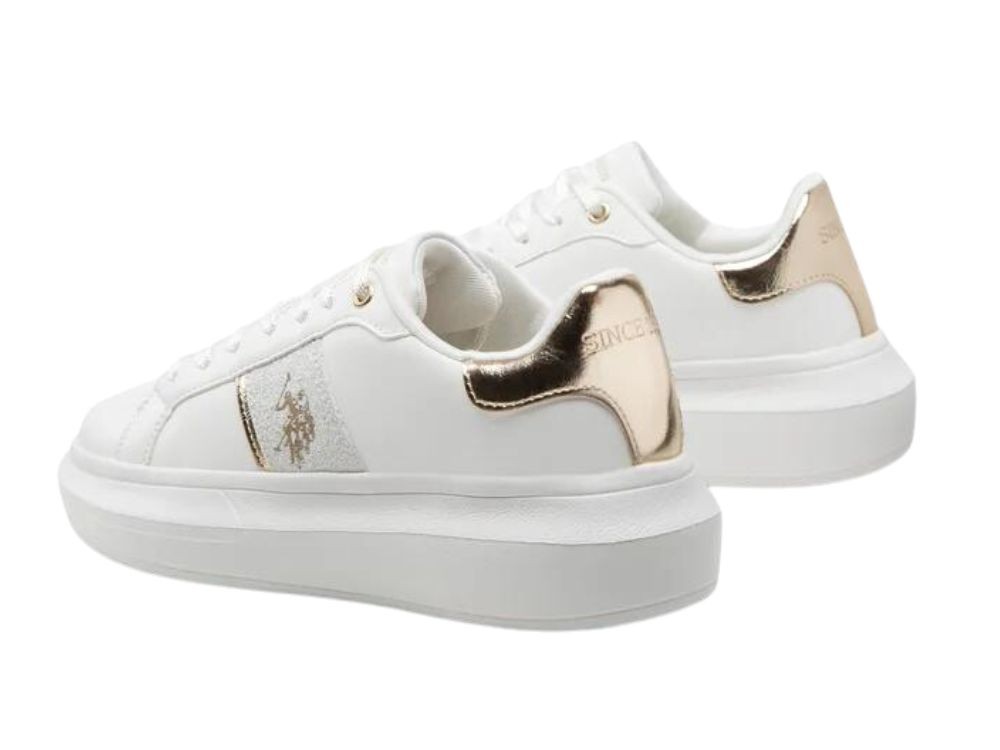 Zapatillas Mujer US POLO ASSN // Rebajas US Polo Mujer Blancas