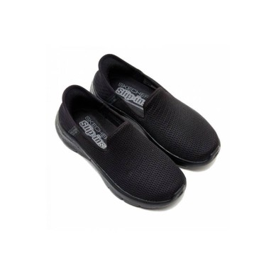 SKECHERS GO WALK FLEX MUJER 124963/BBK NEGRA
