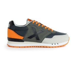 ZAPATILLA MUNICH DASH 196 HOMBRE GRIS NARANJA 4150196