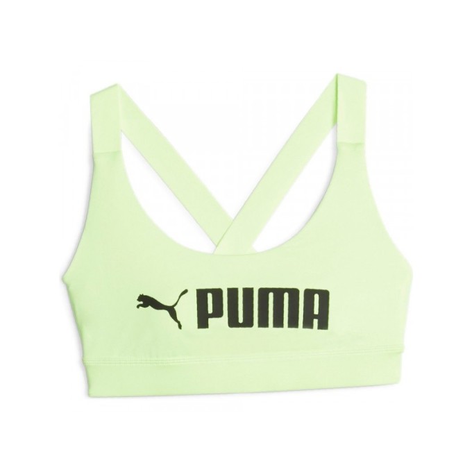 Top Sujetador de entrenamiento Fit Mid Impact Mujer verde 522192 33