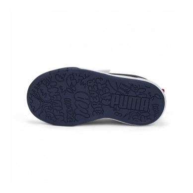 ZAPATILLA PUMA MULTIFLEX SL NIÑO 380740 11 BLANCA Y AZUL