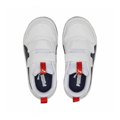 ZAPATILLA PUMA MULTIFLEX SL NIÑO 380740 11 BLANCA Y AZUL