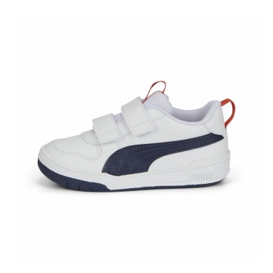 ZAPATILLA PUMA MULTIFLEX SL NIÑO 380740 11 BLANCA Y AZUL