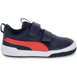 ZAPATILLA PUMA MULTIFLEX SL BEBE 380741 02 AZUL Y ROJA