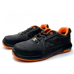 ZAPATILLAS DE TRABAJO SEGURIDAD S1P PRO SPORT  GRIS NARANJA OMP HOMBRE