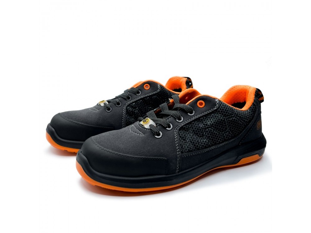 Zapatilla Seguridad OMP Negra Gis // Rebajas Zapatillas Seguridad Hombre //  Outlet Zapatilla Seguridad