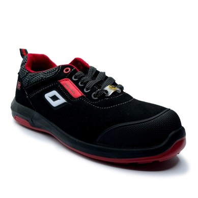 ZAPATILLAS DE TRABAJO SEGURIDAD S3 PRO URBAN NEGRO ROJO OMP MECCANICA
