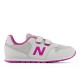 NEW BALANCE ZAPATILLA NIÑA PV500GM1 GRIS Y ROSA