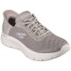 SKECHERS GO WALK FLEX GRAND ENTRANCE SLIP-INS MUJER 12475/TPE MARRÓN