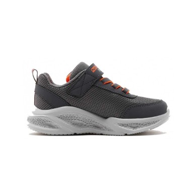 ZAPATILLA SKECHERS BEBE LUZ  GRIS 401675N CCOR