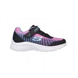 ZAPATILLAS SKECHERS NIÑA 303532L BKMT NEGRA Y ROSA