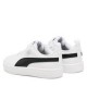 ZAPATILLA PUMA RICKIE AC NIÑO 385836 03 BLANCA Y NEGRO