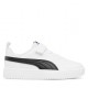 ZAPATILLA PUMA RICKIE AC NIÑO 385836 03 BLANCA Y NEGRO