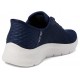 SKECHERS GO WALK FLEX GRAND ENTRANCE SLIP-INS MUJER 124975/NVW AZUL MARINO