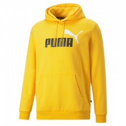 PUMA SUDADERA ESS+ 2 COL BIG LOGO HOMBRE 586764 55 AMARILLA