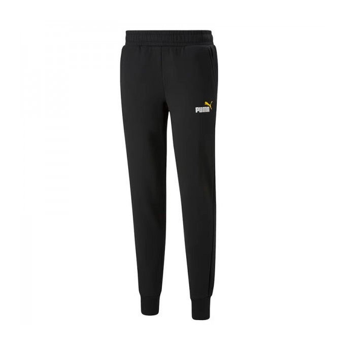PUMA PANTALON HOMBRE ESS + 2 COL LOGO 586676 90 NEGRO