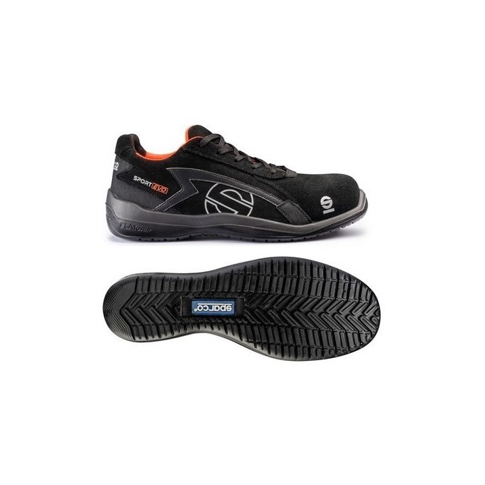 ZAPATILLAS SPARCO SPORT EVO LOSAIL NEGRO S3 SRC