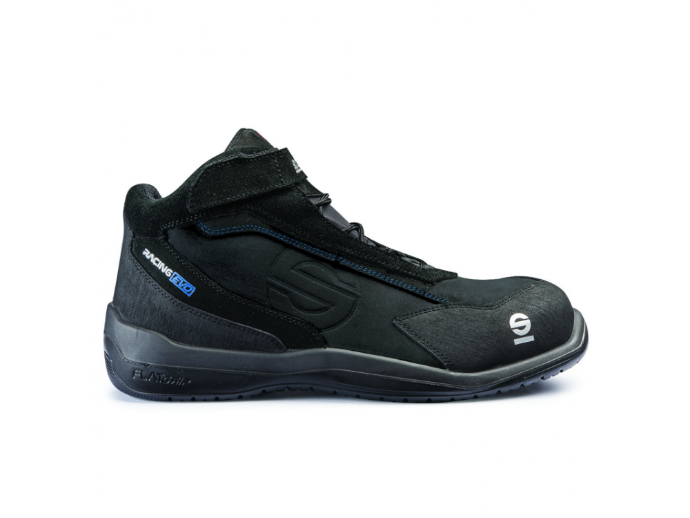 Outlet Seguridad Sparco Hombre Negra // Rebajas Zapatillas Seguridad Sparco  Clay EVO Baratas