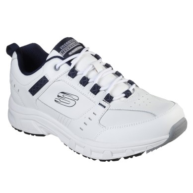 SKECHERS ZAPATILLA HOMBRE  BLANCA PIEL 51896 WNV