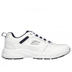 SKECHERS ZAPATILLA HOMBRE  BLANCA PIEL 51896 WNV