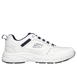 SKECHERS ZAPATILLA HOMBRE  BLANCA PIEL 51896 WNV