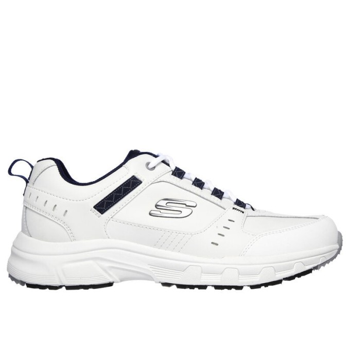 SKECHERS ZAPATILLA HOMBRE  BLANCA PIEL 51896 WNV