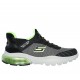 SKECHERS RAZOR AIR HYPER SLIP-INS NIÑO 403839L/CCBK NEGRA Y VERDE