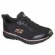 SKECHERS MUJER SQUAD SR 77222EC/BKRG NEGRA