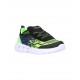 ZAPATILLA SKECHERS MAVER BEBE LUZ 401503N/BBLM NEGRA Y VERDE