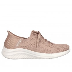 SKECHERS MUJER ULTRA FLEX 3.0 BRILLIANT PATH SLIP-INS 149710/TAN MARRÓN