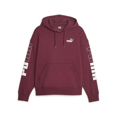 PUMA SUDADERA POWER MUJER 67603 22 GRANATE