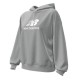 SUDADERA CON CAPUCHA  NEW BALANCE MUJER GRIS  WT41504_AHH