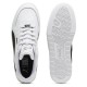 PUMA CAVEN 2.0 LUX PIEL HOMBRE  BLANCA Y NEGRA  395016 03