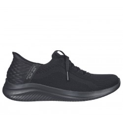 SKECHERS MUJER ULTRA FLEX 3.0 BRILLIANT PATH SLIP-INS 149710BBK NEGRA