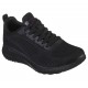 ZAPATILLA SKECHERS MUJER BOBS  SPORT SQUAD NEGRA 117209BBK