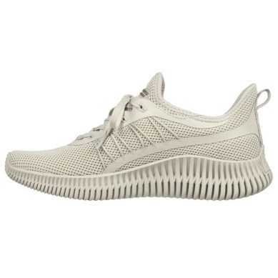 ZAPATILLA SKECHERS MUJER BEIGE ELASTICA BONS SPORT GEO 117417TPE