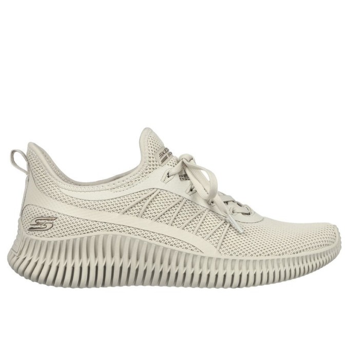 ZAPATILLA SKECHERS MUJER BEIGE ELASTICA BONS SPORT GEO 117417TPE