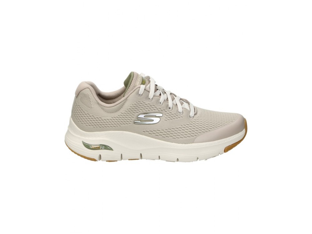 Skechers Hombre Arch Fit // Rebajas Zapatillas Skechers Beige // Skechers  Hombre Baratas Online