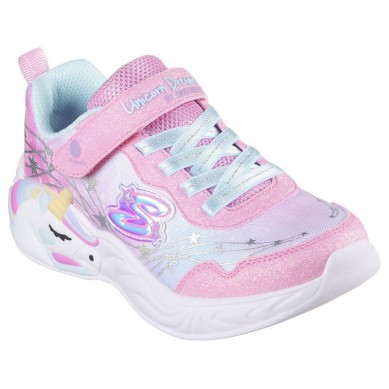 ZAPATILLA SKECHERS NIÑA LUCES UNICORNIO DREANS 302299L PKTQ