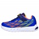 SKECHERS NIÑO AZUL Y NARANJA  FLUOR 400137L RYOR