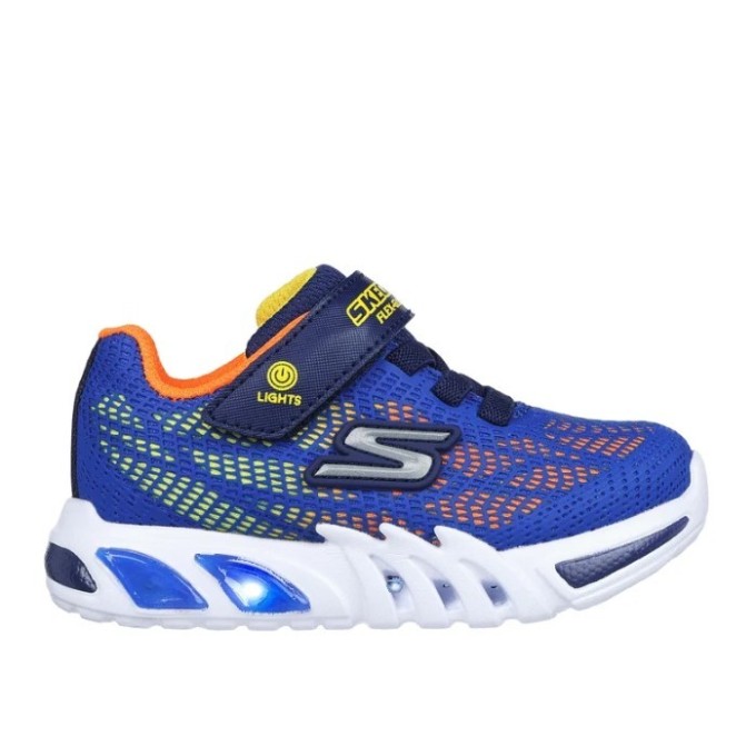 SKECHERS ZAPATILLA BEBE SLIGHTS - FLEX AZUL 400137N-RYOR