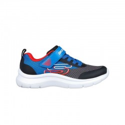 ZAPATILLAS SKECHERS  NIÑO 403879L RYBK AZUL NEGRA