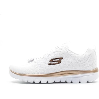SKECHERS GRACEFUL GET CONNECTED MUJER 12615WTRG BLANCAS