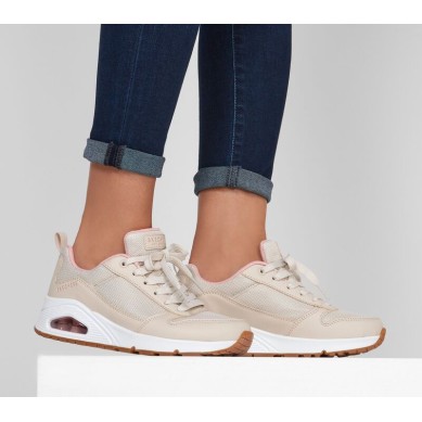 SKECHERS UNO INSIDE MATTERS BEIGE 155005 NAT