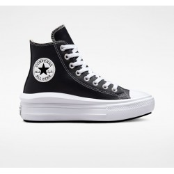 CONVERSE MUJER CHUCK TAYLOR  ALL STAR MOVE PLATAFORMA NEGRA A04294C