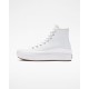 CONVERSE MUJER CHUCK TAYLOR  ALL STAR MOVE PLATAFORMA BLANCA A04295C