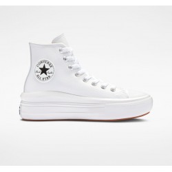 CONVERSE MUJER CHUCK TAYLOR  ALL STAR MOVE PLATAFORMA BLANCA A04295C