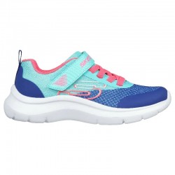 ZAPATILLAS SKECHERS FATS TRENDING NIÑA  303534L/TLNV AZUL Y VERDE